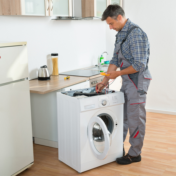 can you walk me through the steps of troubleshooting my washer issue in Dewitt County